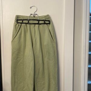 Green Nasty Gal sweatpants